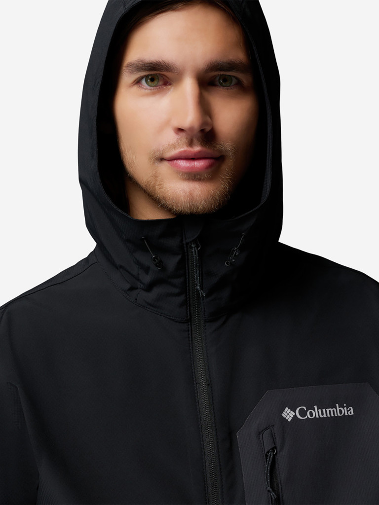 Ветровка мужская Columbia Tall Heights III Hooded Softshell — фото №6