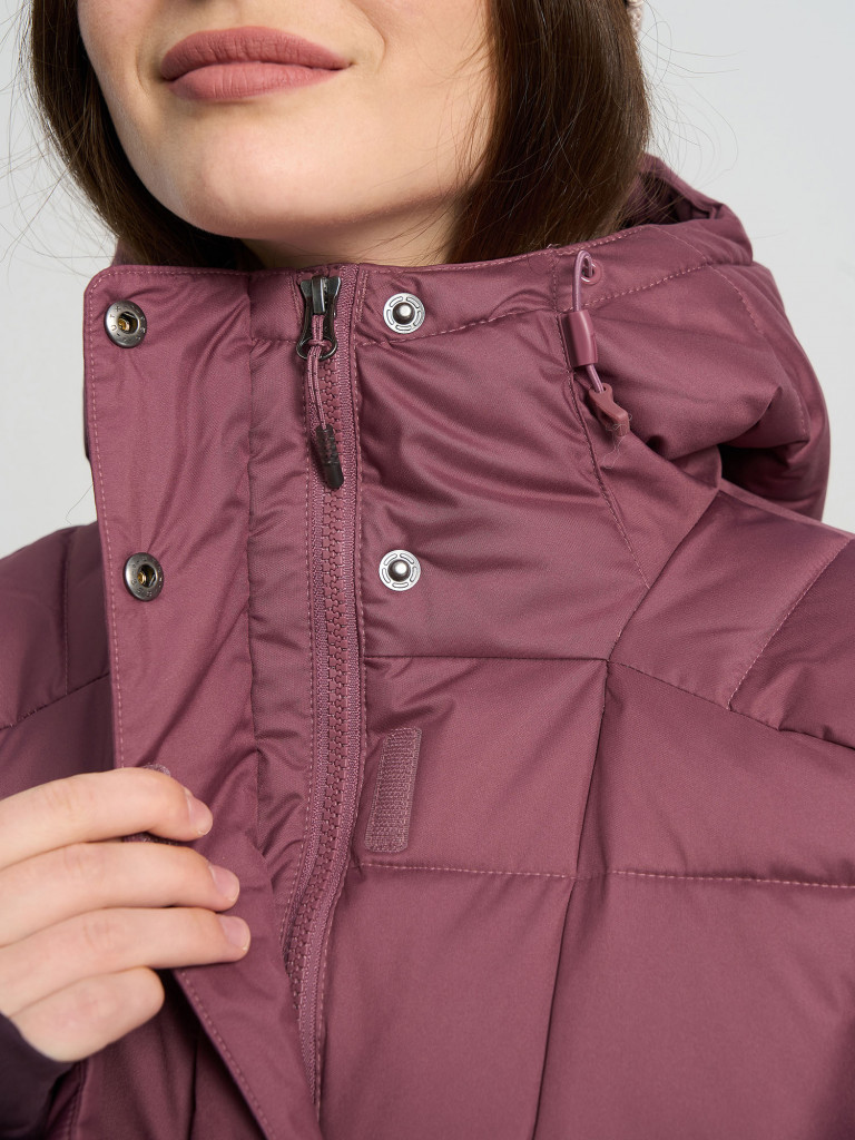 Columbia Snowside Peak Long Insulated Jacket жел өткізбейтін таушаңғы әйелдер курткасы — фото №7