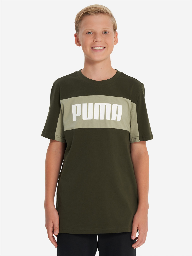 PUMA Ess Block ұлдарға арналған футболкасы — фото №2