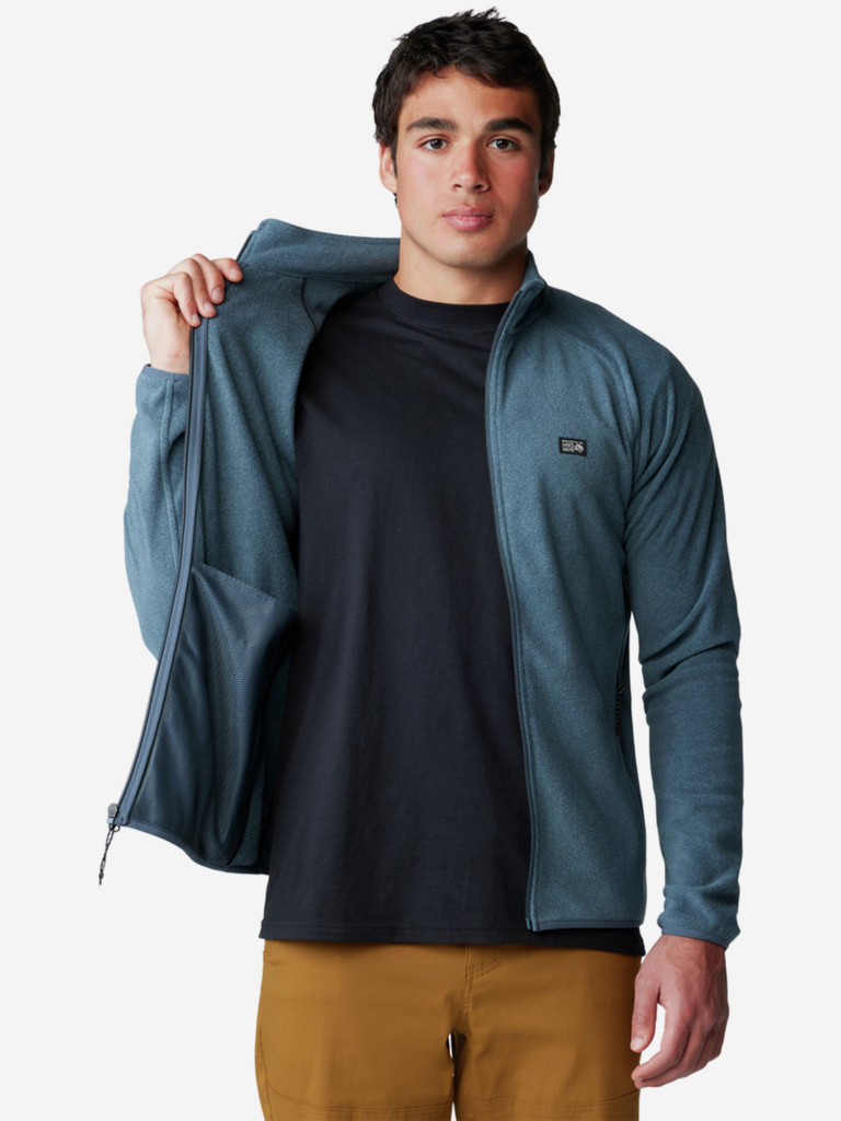 Джемпер флисовый мужской Mountain Hardwear Microchill Full Zip Jacket — фото №5