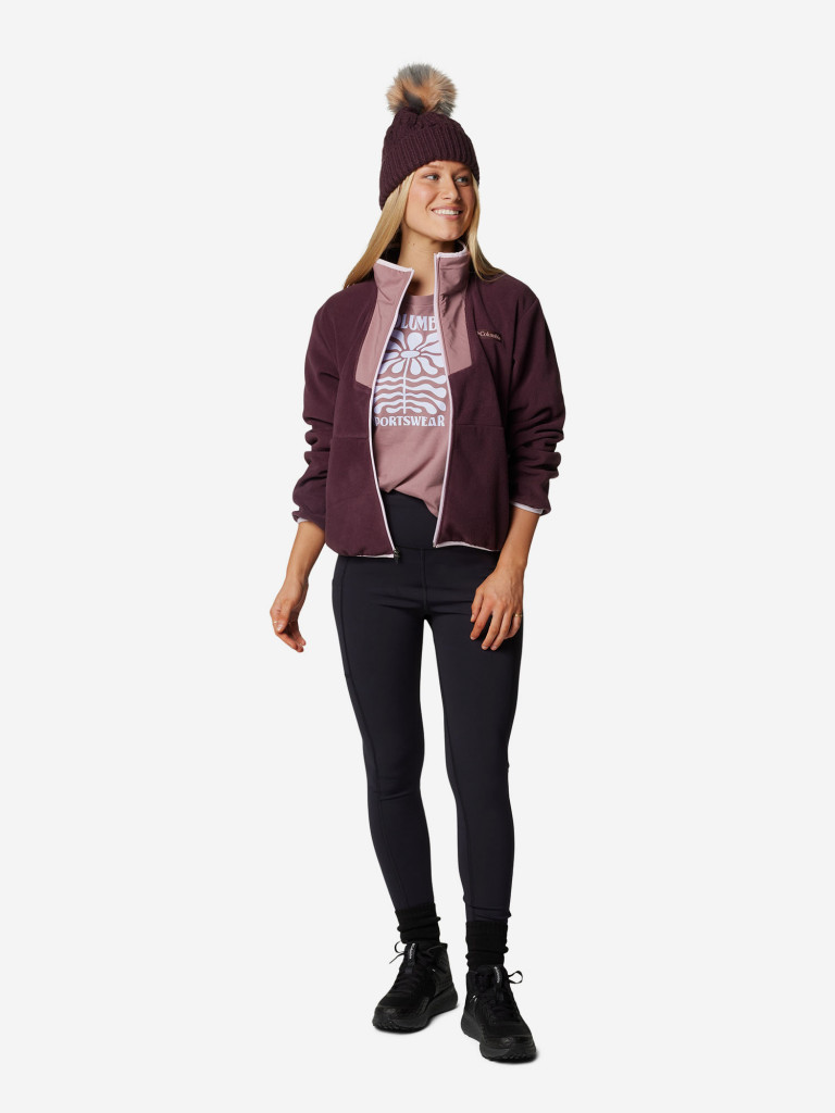 Джемпер флисовый женский Columbia Sequoia Grove Full Zip Fleece — фото №3