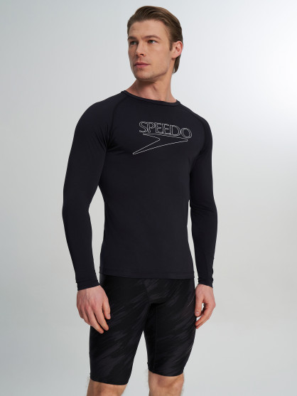Speedo Logo Rash Guard ерлер рашгарды