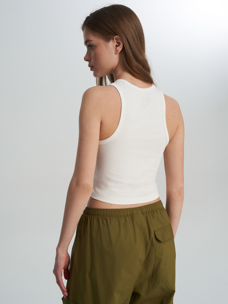 Майка женская Vans Oval Logo Tank — фото №5
