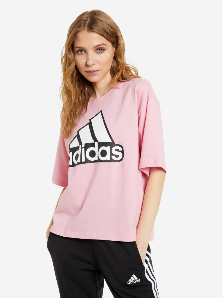 Футболка женская adidas Essentials Logo Cropped