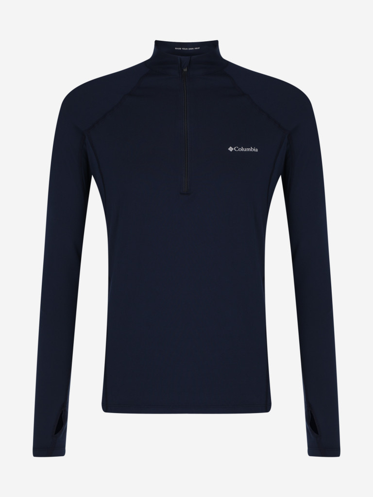 Термобелье верх мужское Columbia Midweight Stretch Long Sleeve Half Zip — фото №6