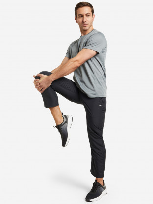 Essentials Men's Stretch Woven Training Pant, Black, Medium