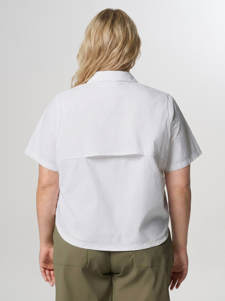 Columbia Brea Falls Woven SS әйелдер қысқа жеңді жейдесі, Plus Size — фото №3