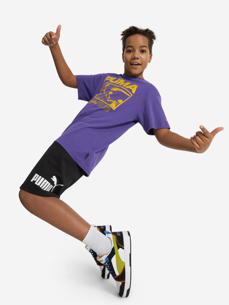 Шорты для мальчиков PUMA No. 1 Logo — фото №4