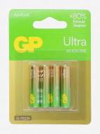 GP AAA G-tech шынашақтай сілтілі батареялары, 4 д.