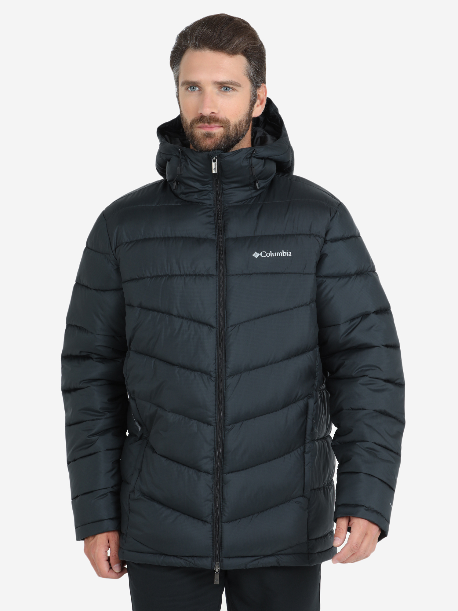 Куртка мужская Columbia Youngberg Insulated Jacket чёрный цвет — купить за  45490 тг. со скидкой 50 % в интернет-магазине Спортмастер