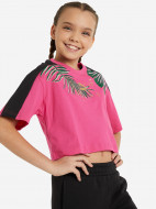Футболка для девочек PUMA T7 Vacay Queen Graphic