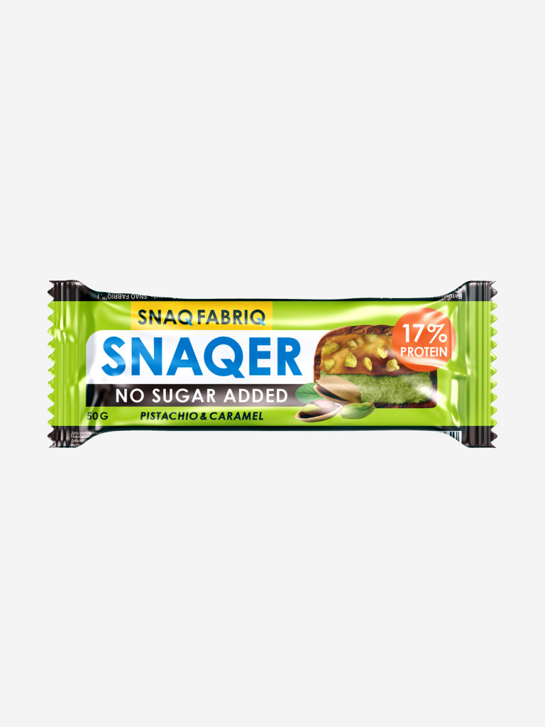 Батончик Snaq Fabriq "Фисташка и карамель", 50 г