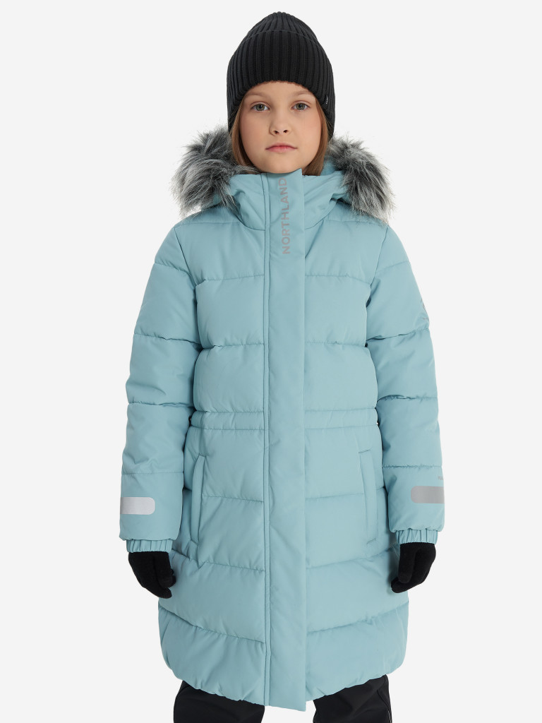 Пальто утепленное для девочек Northland — фото №2