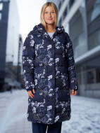 Пуховик женский Columbia Boundless Days Print Long Down Jkt