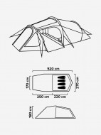 4 орынды Northland Lakeside 4 шатыры — фото №2