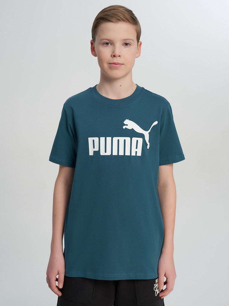PUMA Ess No. 1 Logo ұлдарға арналған футболкасы — фото №2