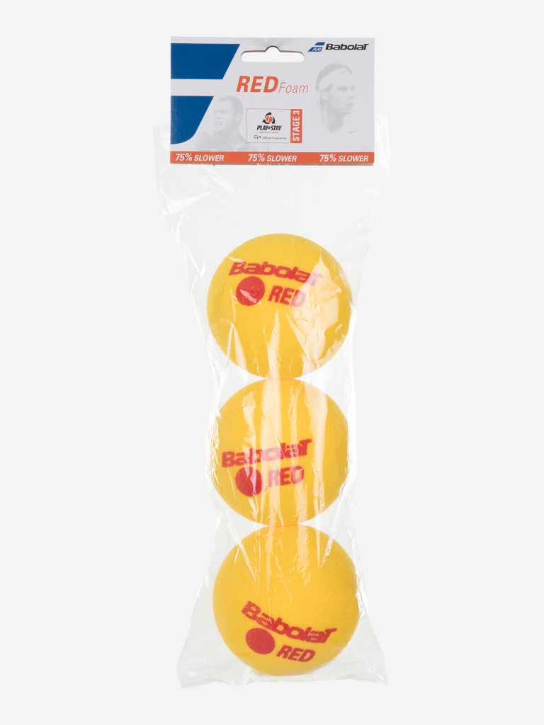 Babolat Red Foam X3 үлкен тенниске арналған доптар жинағы