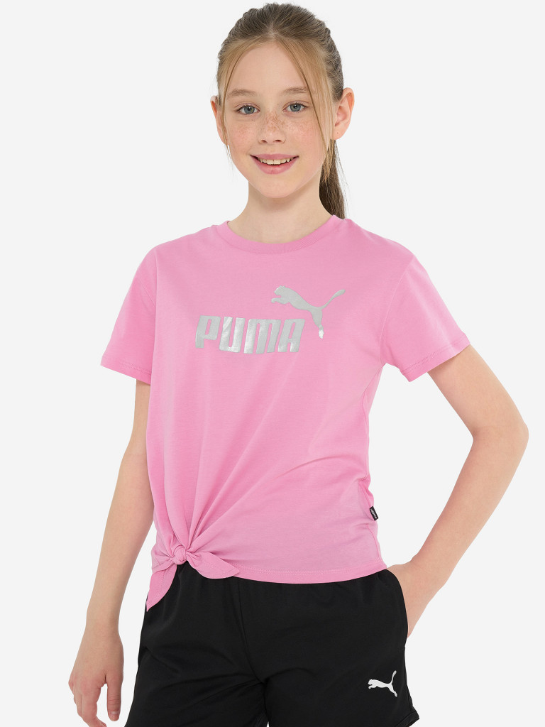 PUMA Essentials Logo Knotted қыздарға арналған футболкасы