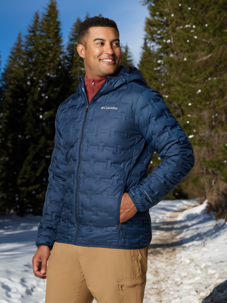 Пуховик мужской Columbia Delta Ridge II Down Hooded Jacket