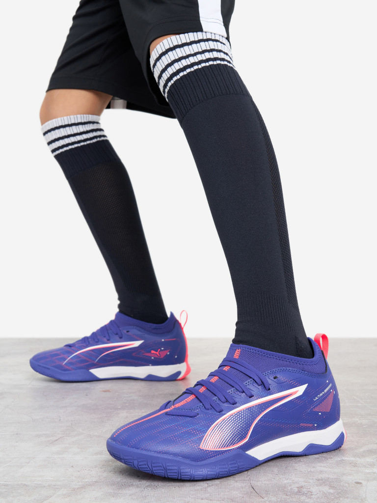 PUMA Ultra 5 Match IT + Mid Jr ұлдар бутсы