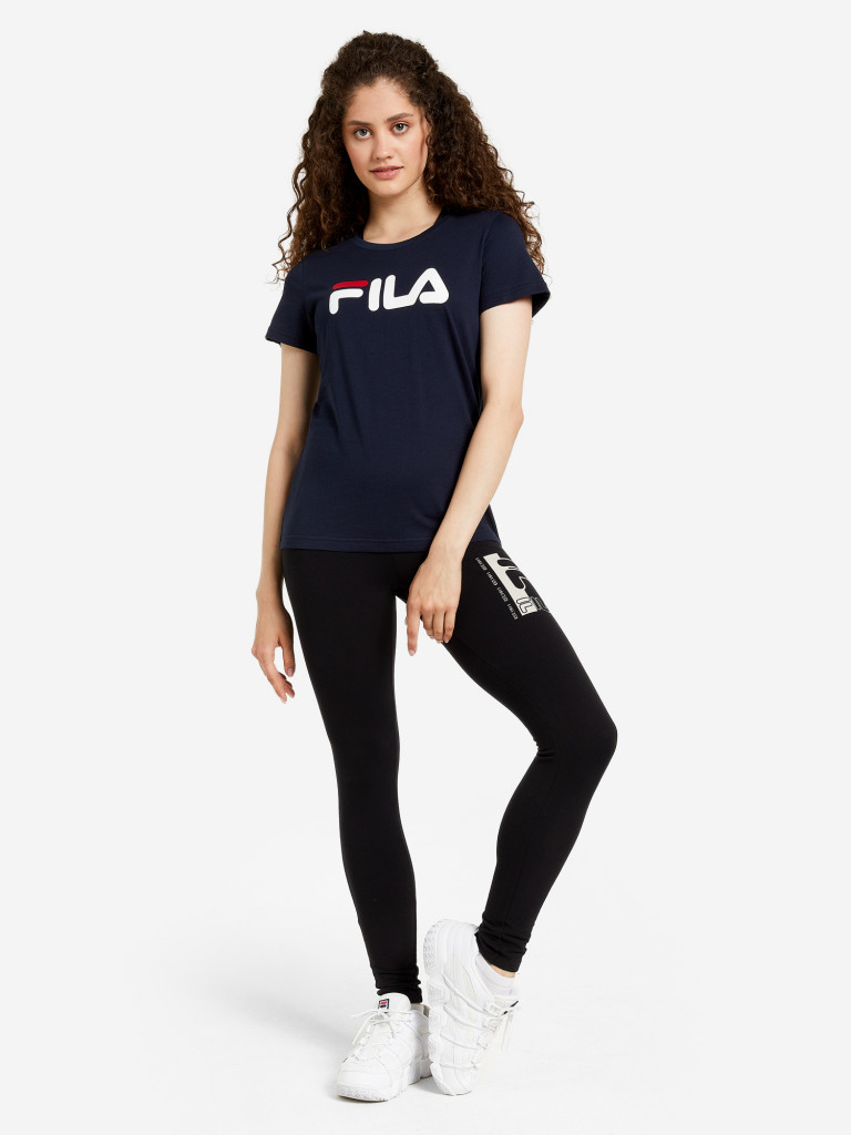 Футболка женская FILA темно-синий цвет — купить за 2030 тг со скидкой ...