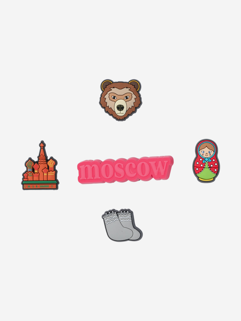 Crocs Jibbitz Moscow аяқ киім әшекейі