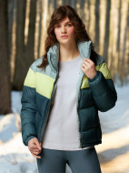 Куртка утепленная женская Columbia Puffect II Colorblock Jacket