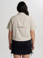 Рубашка с коротким рукавом женская Columbia Brea Falls Woven SS, Plus Size — фото №3