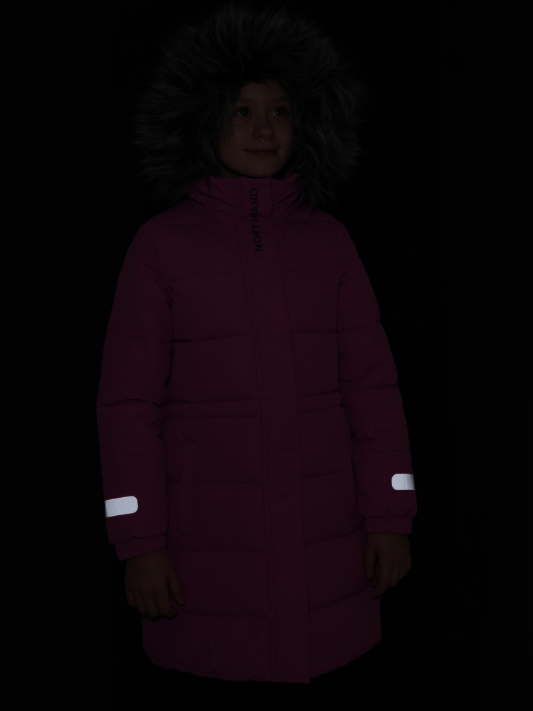 Пальто утепленное для девочек Northland — фото №15