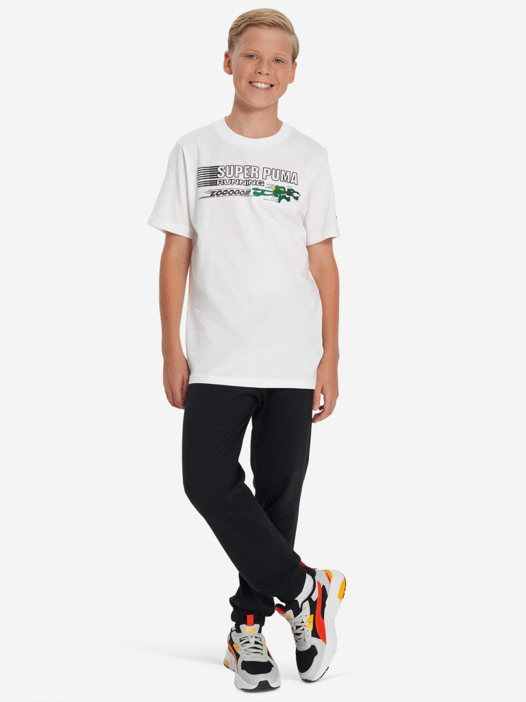 PUMA Super Graphic ұлдарға арналған футболкасы — фото №4