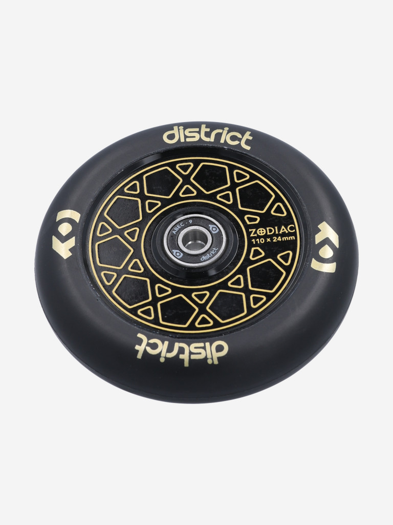 Трюктік самокатқа арналған ABEC-9 мойынтіректері бар District Zodiac 110 мм дөңгелегі