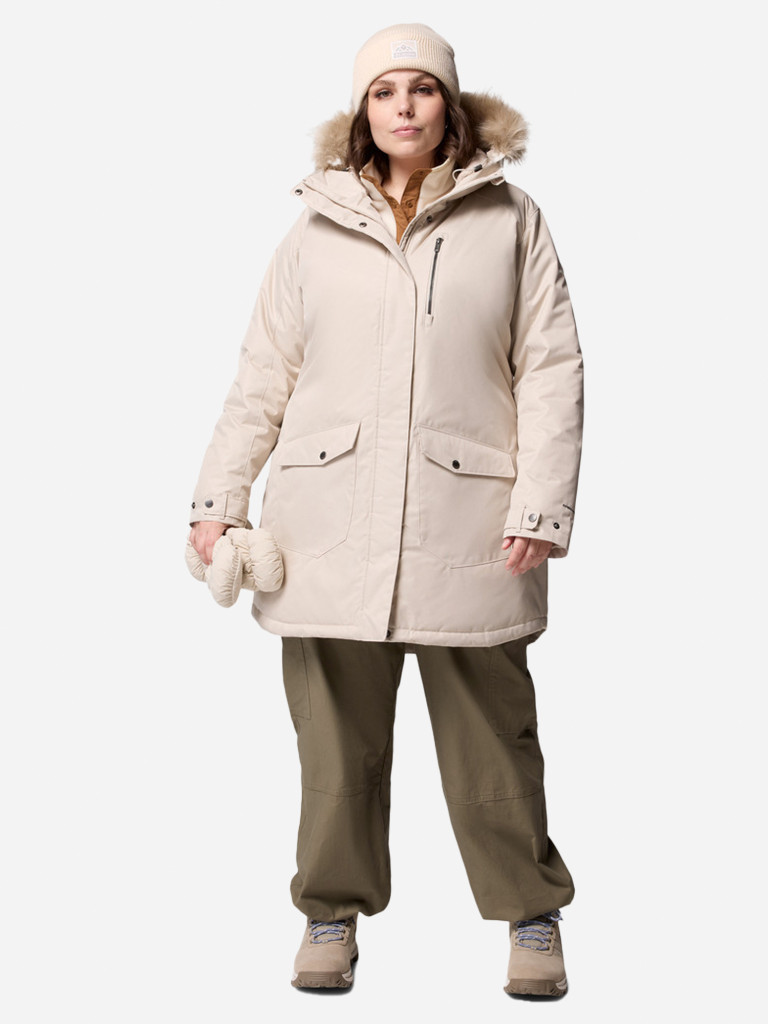 Куртка утепленная женская Columbia Suttle Mountain Long Insulated Jacket, Plus Size — фото №4