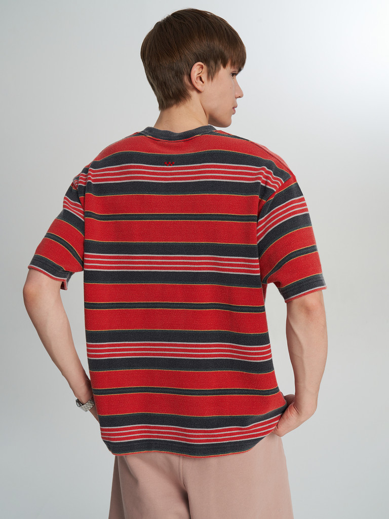 Vans LX Pique Stripe SS ерлер футболкасы — фото №4