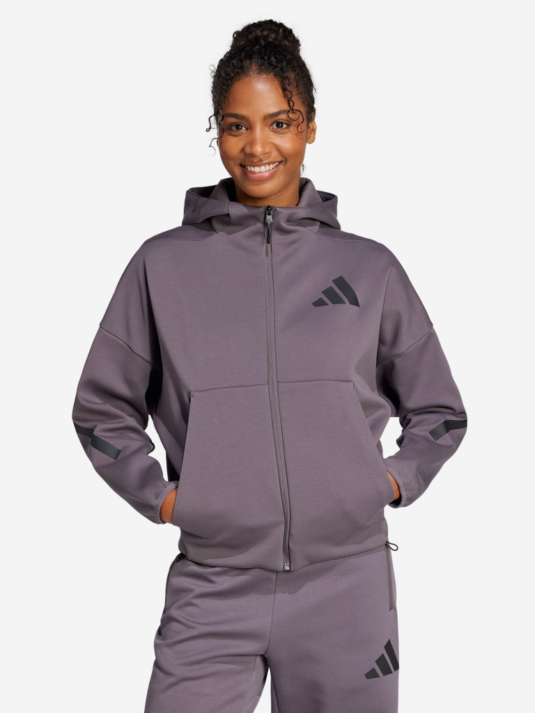 adidas оверсайз әйелдер қалың жемпірі