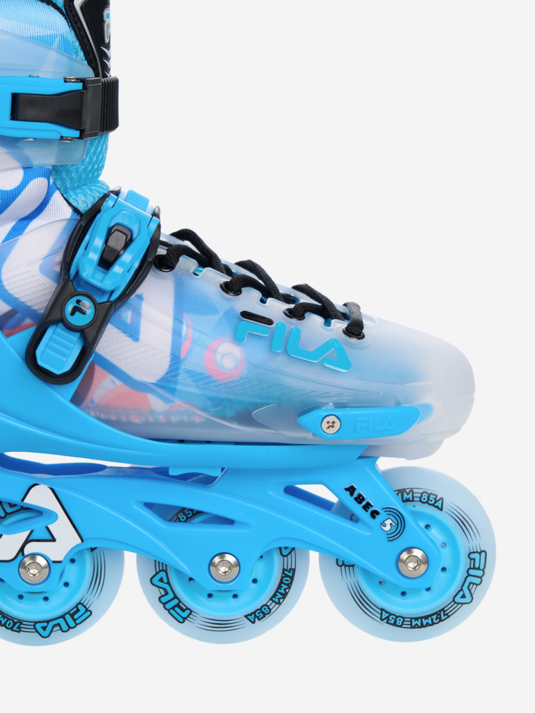 Роликовые коньки детские раздвижные FILA S-One Lightblue — фото №9