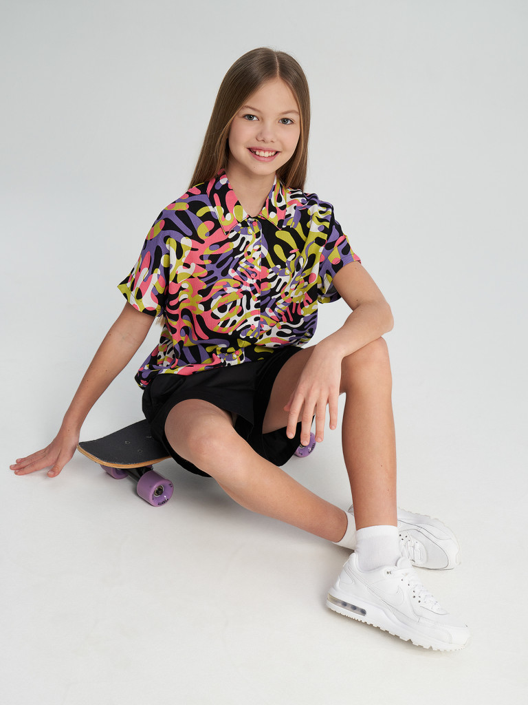 Рубашка с коротким рукавом для девочек Termit — фото №4