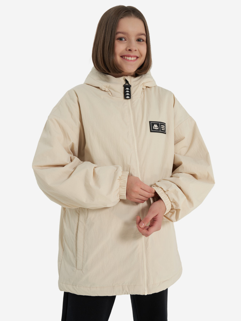 Куртка утепленная для девочек оверсайз Kappa — фото №6