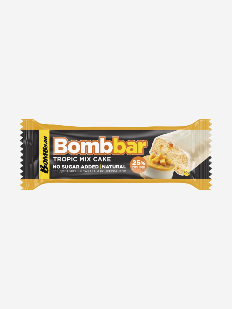 Батончик протеиновый Bombbar "Тропический микс", 40 г