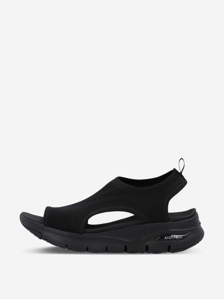 Сандалии женские Skechers Arch Fit чёрный цвет — купить за 10190 тг со ...