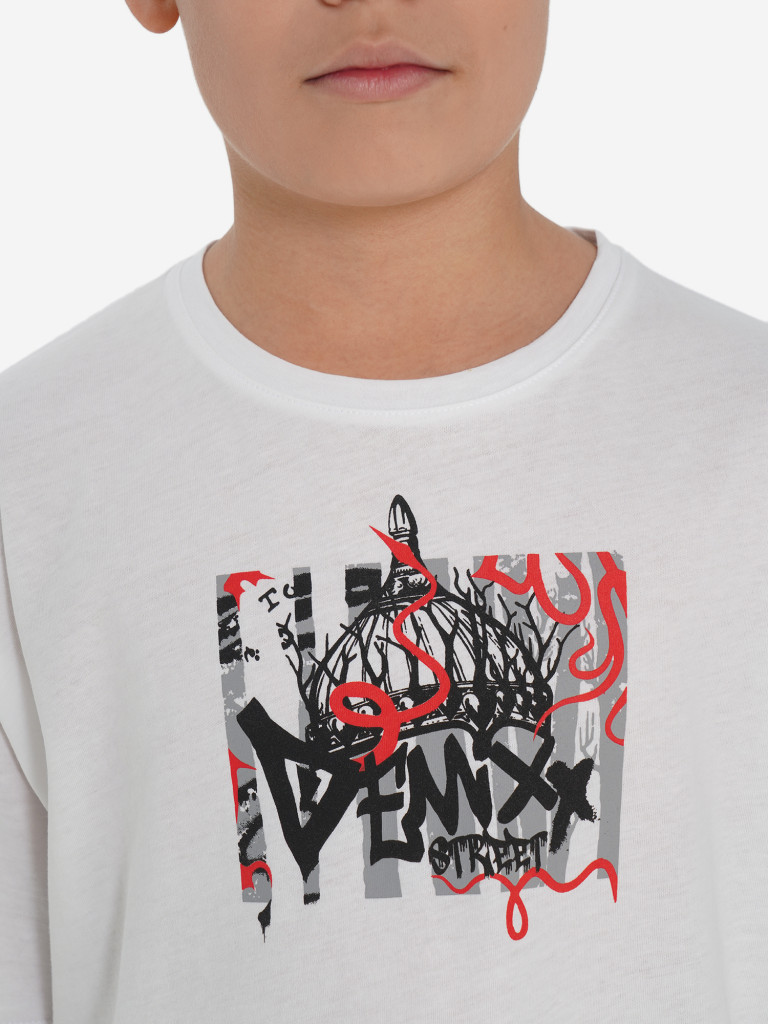 Demix оверсайз ұлдарға арналған футболкасы — фото №5