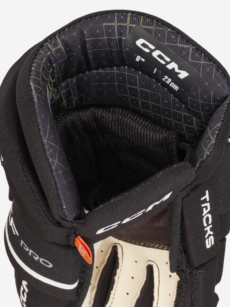 Перчатки хоккейные детские CCM Tacks XF Pro YTH — фото №4