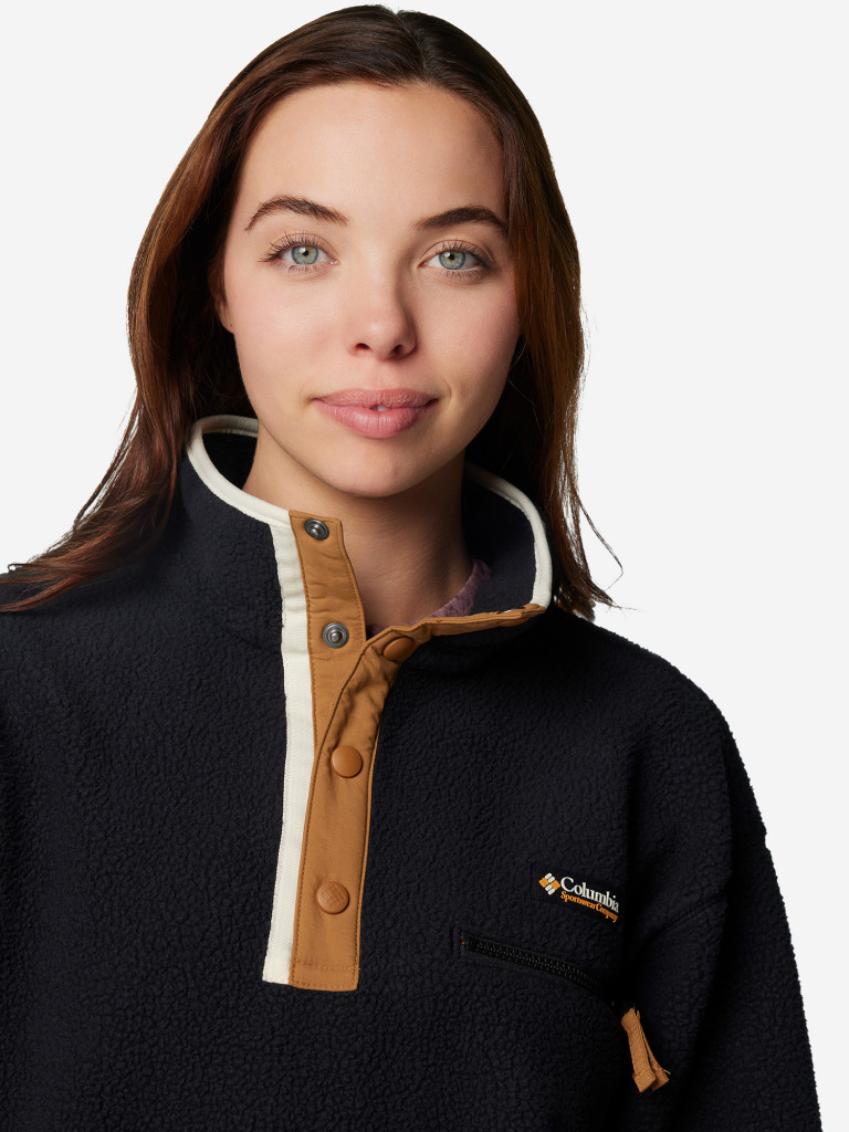 Джемпер флисовый женский Columbia Helvetia II Cropped Half Snap Fleece — фото №5