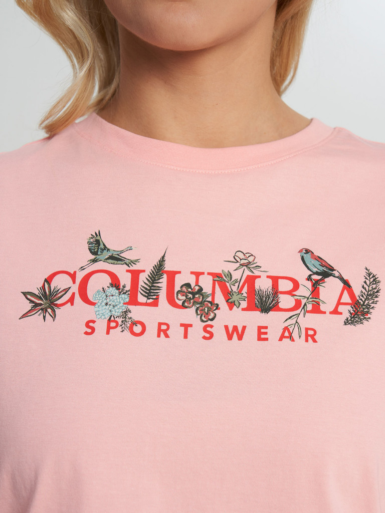 Футболка женская Columbia Rolling Bend Graphic Relaxed Crop SS — фото №6