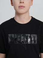 PUMA Ess Logo Lab Story 2 ұлдарға арналған футболкасы — фото №7