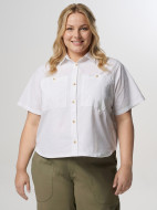 Columbia Brea Falls Woven SS әйелдер қысқа жеңді жейдесі, Plus Size — фото №2