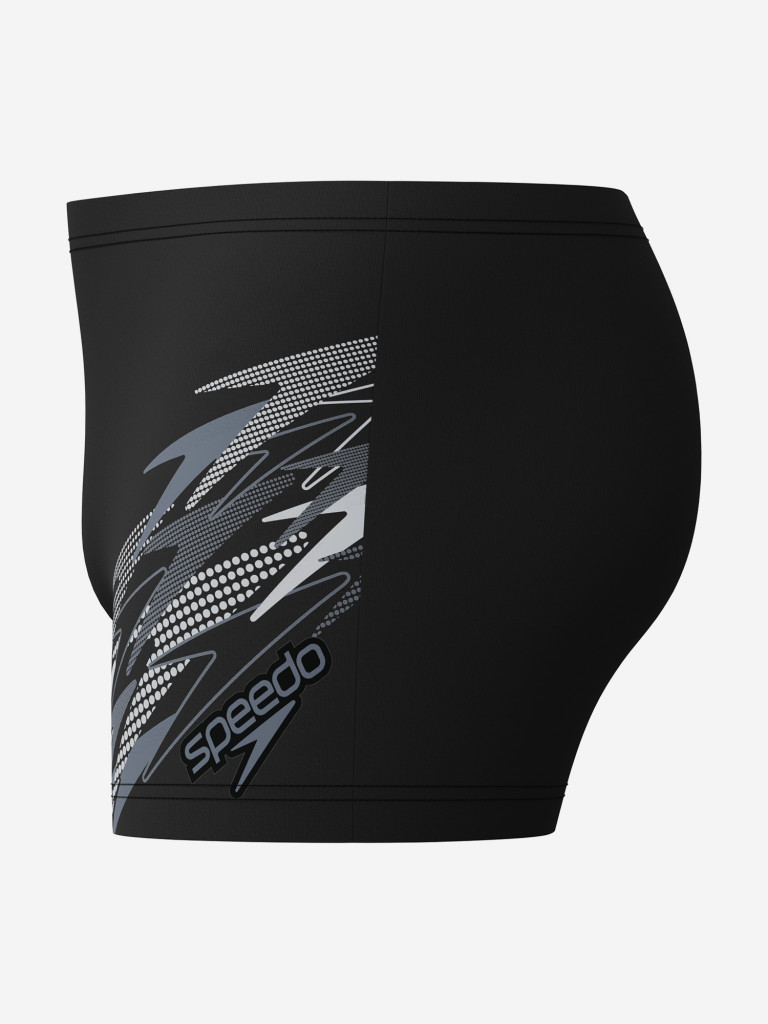 Плавки-шорты мужские Speedo Medley Logo Aquashort Blk/Red — фото №9