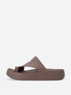 Шлепанцы женские Crocs Getaway Platform Toe Loop — фото №3