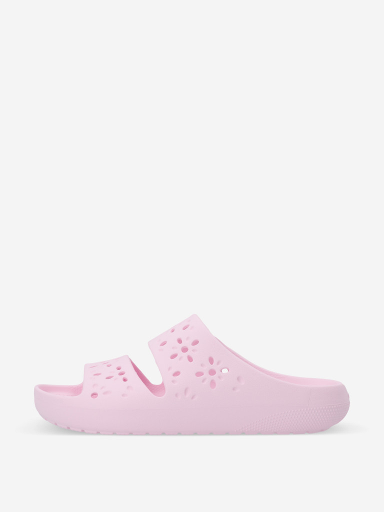 Шлепанцы женские Crocs Classic Floral Cut Out — фото №3