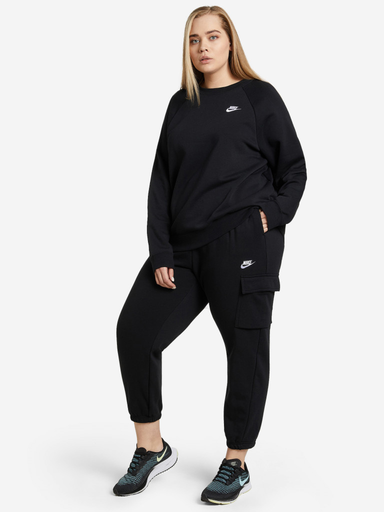 Свитшот женский Nike Sportswear Essential, Plus Size — фото №3