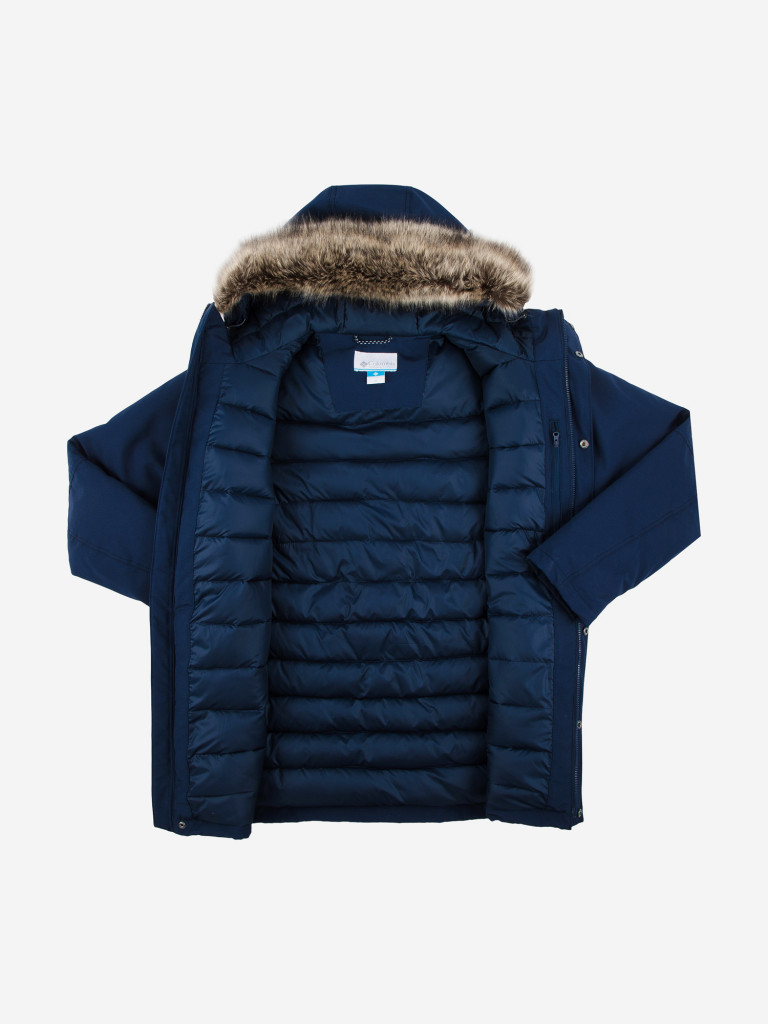 Куртка утепленная мужская Columbia Marquam Peak Parka темно-синий цвет ...